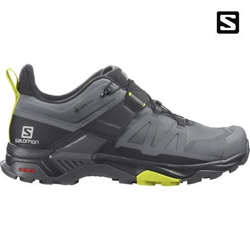 Dark Grey Salomon X Ultra 4 GTX Men's Hiking Shoes | PH 03672Z